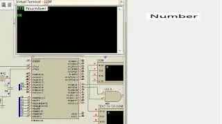 Dialing a number from Microcontroller - Interfacing GSM Module Using Proteus