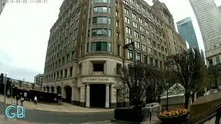 Time lapse - Cabot Square - London