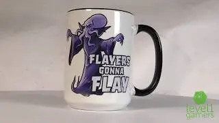 15 Oz Flayers Gonna Flay Mug 360 Rotation Video By Level1Gamers.