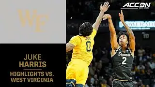 Wake Forest's Juke Harris&nbsp;Highlights vs. West Virginia