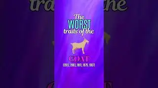 Year of the GOAT Zodiac #numerology #GOAT #astrology #chinesezodiac #worst#traits #zodiac #horoscope