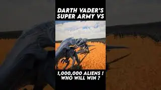Darth Vader's Super Army VS 1,000,000 Aliens ! 😱 Who will win ? 🤔 #gaming #gameplay #uebs2 #epicwarz