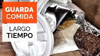 Cómo ALMACENAR ALIMENTOS por LARGO TIEMPO! ⚠️ (Caja Rápida Emergencias) Preppers y Supervivencia
