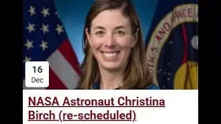 NASA astronaut Chris Birch describes her education and training