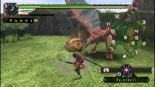 MHFU: Yian Kut-Ku long sword fight