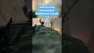 Jedi survivor Devastated Settlement Puzzle #calkestis #starwars #jedisurvivor #gamer #videogames #ps