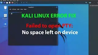 LINUX ERROR FIX: Failed to open PTY: No space left on device