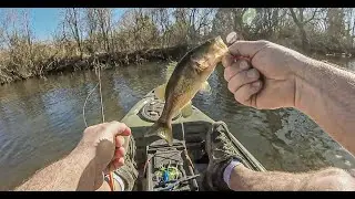 Kayak Fishing for Big D's First Fish of the Year