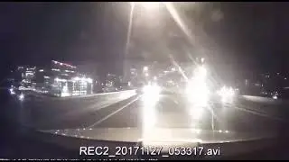 Semi truck rollover crash on Marquam bridge I-5 NB