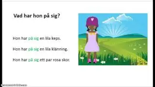 Vad har hon på sig? Sfi