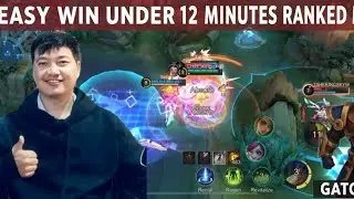 🔥 GATOTKACA BLITZ! The Fastest 11-Minute Ranked Match Victory | MLBB NEPAL