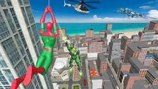 Spider City Rescue - Spider Vs City Robot | Android GamePlay