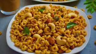 healthy addictive 5 minutes savory snack | oats chivda | cheerio snack |  Gayatri's Kitchen