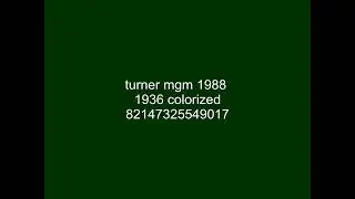 [FICTIONAL] Turner Entertainment/MGM Jackie the Lion (1988/1936, colorized)