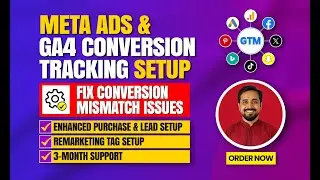 Setup Meta Pixel & GA4 Conversion Tracking via Google Tag Manager for service based website