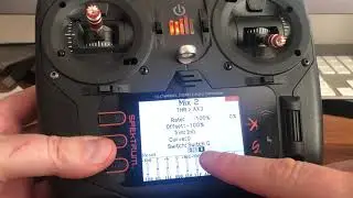Spektrum NX10 Differential thrust set up with true throttle cut.