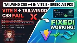 How to Fix Tailwind CSS Install Error in Vite (Quick Solution)