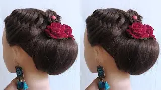 New Latest Bun Hairstyle - Easy Simple Hairstyle | Trending Hairstyle For Girls | Unique Bun