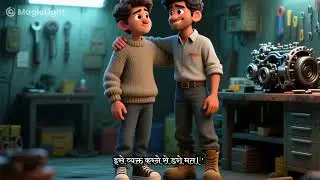 Teen aadami ki love story #shortvideo #shorts #short #cartoon 