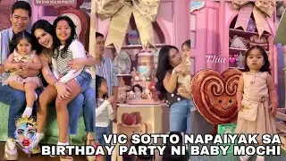 VIC SOTTO HINDI NAPIGILAN UMIYAK sa BIRTHDAY PARTY ni BABY MOCHI 
