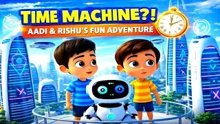 Aadi & Rishu Found a Time Machine?! 🕰️ Fun Kids Adventure