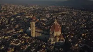 The Duomo in Florence at Sunrise Mavic