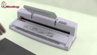 PaperMonster WB6 Personal 3-1 Pitch Wire Binding Machine Demo