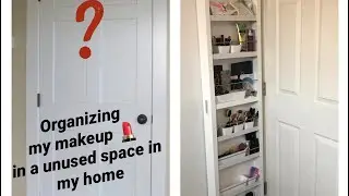 Organizing Makeup for small spaces/ No vanity/ No counter/ No drawers