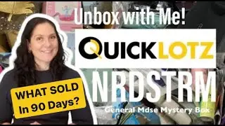 What Sold in 90 Days? QuickLotz Nordstrom General Merchandise Mystery Box