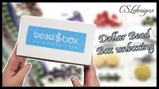 Wire knitting spools and drops ⎮ Dollar Bead box unboxing Feb 2020