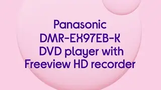 DVD-плеер Panasonic DMR-EX97EB-K с функцией записи Freeview HD &mdash; жёсткий диск 500 ГБ &mdash; быстрый просмотр