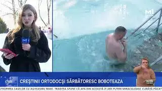 Creştinii ortodocşi de stil vechi sărbătoresc astăzi, 19 ianuarie Boboteaza