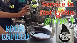 Royal Enfield Service at Home, Only in 15 Min. Bullet Motorcycle Service with Genuine Parts #bullet