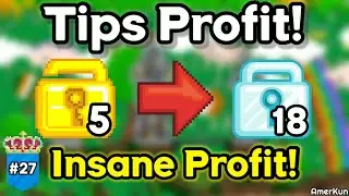 How To Get Rich Growtopia 2020 ( INSANE PROFIT )! - Easy Profit [ Growtopia Profit ] #27 | GROWTOPIA