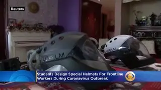 Students Design Special Helmets Frontline Workers To Snack, Scratch During Coronavirus Outbreak