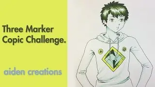 [ 3 Marker ] - Copic Challenge