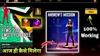 How To Get FFWS Emote , Elite Andrew & All Items | How To Complete FFWS Mission - Garena Free Fire