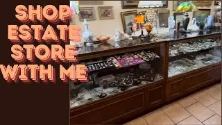 Shop Estate Store with Me for Native American Jewelry & Vintage Costume Jewelry #thriftwithme