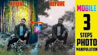 PicsArt Photo Manipulation Tutorial -  PicsArt Editing Tutorial - PicsArt Change Background