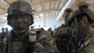 U.S. & Dutch Paratroopers Perform Pre-Jump Training - Swift Response 2023