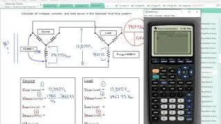 3 Phase Calculation #10 (Wye Source, Wye Load)
