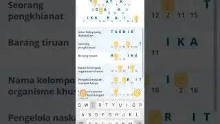 Crostic Teka Teki Silang Level 4