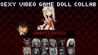 OOAK Amaterasu custom: Video Game doll character collab