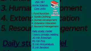 #ugcnet #homescience #dailyshorts #ugcnetexam #exampreparation#education #govtexams#tgthomescience