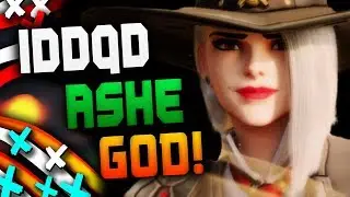 IDDQD New Ashe God? [ OVERWATCH SEASON 13 TOP 500 ]