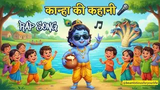 आओ बच्चों तुम्हें सुनाऊं 🎤 | Krishna Rap Song for Kids | Natkhat Kanha Story 🥳