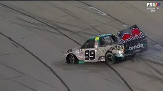 BEN RHODES CRASH - 2022 DEAD ON TOOLS 200 NASCAR TRUCK SERIES AT DARLINGTON