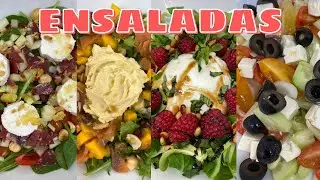 4 ENSALADAS | F&aacute;ciles y originales para almuerzos y cenas qu&eacute; triunfar&aacute;s