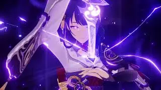 Genshin Impact 2.1 Trailer but only with Baal (Raiden Shogun) (Ei?) Scenes