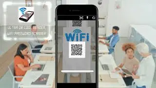 Ultra QR code reader free - Wifi password scanner